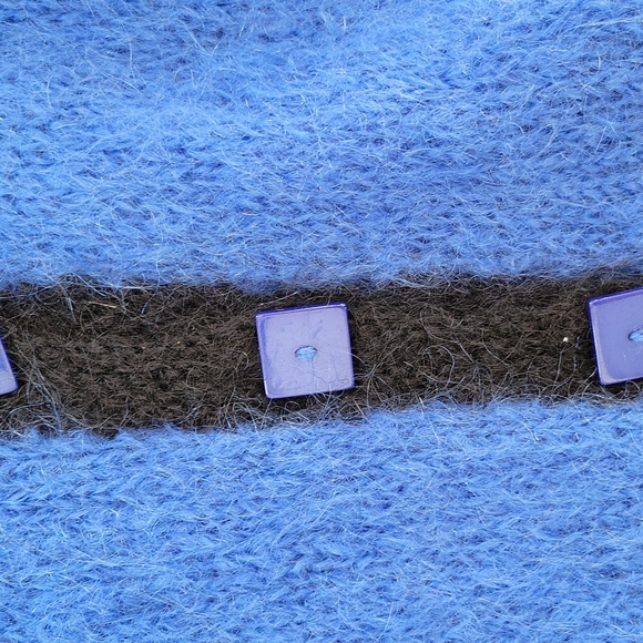 GORGEOUS VINTAGE HOLLY'S HANDKNIT SWEATER.  MADE IN ENGLAND. - Picture 10 of 16